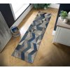 60349 10 kusovy koberec flair rugs moda asher modra