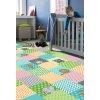 Metrážový dětský koberec bytový Animals - šíře 4 m | vícebarevná