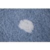Bio koberec kusový, ručně tkaný Biscuit Blue | Modrá