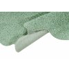 Bio koberec kusový, ručně tkaný Puffy Sheep | Zelená