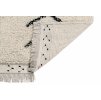 Bio koberec kusový, ručně tkaný Bereber Rhombs | Béžová