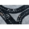Dětský kusový koberec Fun Track greyšedá | šedá