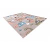 Dětský kusový koberec Fun Dino beigevícebarevná | vícebarevná