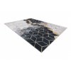 Kusový koberec ANDRE Geometric 1171černá | černá