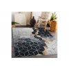 Kusový koberec ANDRE Geometric 1171černá | černá