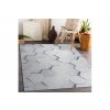 Kusový koberec ANDRE Hexagon 3D 1180šedá | šedá