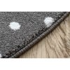 Dětský kusový koberec Petit Bunny grey kulatýšedá | šedá
