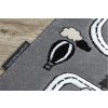 Dětský kusový koberec Petit Town streets greyšedá | šedá