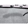 Dětský kusový koberec Petit Cat crown grey kruhšedá | šedá