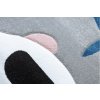 Dětský kusový koberec Petit Panda greyšedá | šedá