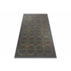 Kusový koberec Emerald 1010 grey and goldšedá | šedá