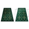 Moderní kusový koberec Emerald 1010 green and goldzelená | zelená