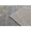 Moderní kusový koberec Emerald geometric 1012 grey and goldšedá | šedá