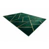 Kusový koberec Emerald geometric 1012 green and goldzelená | zelená
