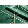 Moderní kusový koberec Emerald geometric 1012 green and goldzelená | zelená