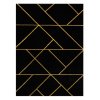 Moderní kusový koberec Emerald geometric 1012 black and goldčerná | černá