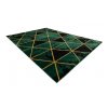 Moderní kusový koberec Emerald 1020 green and goldzelená | zelená