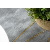 Moderní kusový koberec Emerald 1022 grey and goldšedá | šedá