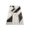 Moderní kusový koberec Emerald 1015 black and goldvícebarevná | vícebarevná