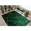 Moderní kusový koberec Emerald 1013 green and goldzelená | zelená