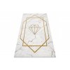Kusový koberec Emerald diamant 1019 cream and goldbéžová | béžová