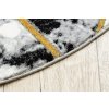 Moderní kusový koberec Emerald 1020 black and gold kruhvícebarevná | vícebarevná