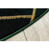 Moderní kusový koberec Emerald 1022 green and gold kruhzelená | zelená