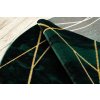 Kusový koberec Emerald 1022 green and gold kruhzelená | zelená