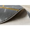 Moderní kusový koberec Emerald geometric 1012 grey and gold kruhšedá | šedá