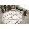 Kusový koberec Emerald geometric 1012 cream and gold kruhbéžová | béžová