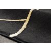 Moderní kusový koberec Emerald geometric 1012 black and gold kruhčerná | černá