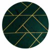 Kusový koberec Emerald geometric 1012 green and gold kruhzelená | zelená