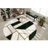 Moderní kusový koberec Emerald 1015 green and gold kruhvícebarevná | vícebarevná
