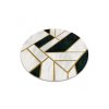 Moderní kusový koberec Emerald 1015 green and gold kruhvícebarevná | vícebarevná