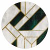 Kusový koberec Emerald 1015 green and gold kruhvícebarevná | vícebarevná