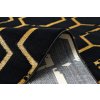 Moderní kusový koberec Gloss BB407C C72 86 black/goldčerná | černá