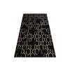 Moderní kusový koberec Gloss BB407C C72 86 black/goldčerná | černá