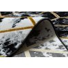 Moderní kusový koberec Gloss 409A 82 3D cubes black/gold/greyvícebarevná | vícebarevná