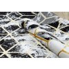 Moderní kusový koberec Gloss 409A 82 3D cubes black/gold/greyvícebarevná | vícebarevná