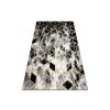Moderní kusový koberec Gloss 409A 82 3D cubes black/gold/greyvícebarevná | vícebarevná