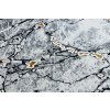 Moderní kusový koberec Gloss 528A 58 3D mramor ivory/blackvícebarevná | vícebarevná