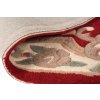 Ručně všívaný kusový koberec Lotus premium Red kruh | červená