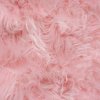 Kusový koberec Faux Fur Sheepskin Pink kruh | růžová