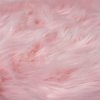 Kusový koberec Faux Fur Sheepskin Pink kruh | růžová