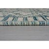 Kusový koberec Leela Ivory/Teal | bílá, modrá