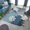 Kusový koberec Zest Retro Floral Blue | modrá, šedá
