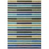 Ručně všívaný kusový koberec Illusion Piano Green/Multi | zelená, modrá