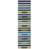 Ručně všívaný kusový koberec Illusion Piano Green/Multi | zelená, modrá