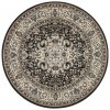 Kruhový koberec Mirkan 104439 Cream/Brown | hnědá