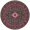 Kruhový koberec Mirkan 104096 Navy | červená, modrá